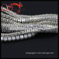 AAA 2MM cubic zirconia good quality silver chain